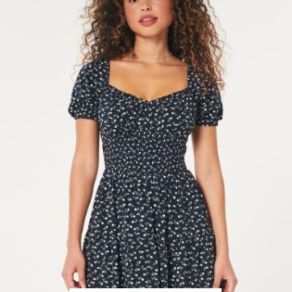 Smocked Waist Skort Dress - Medium